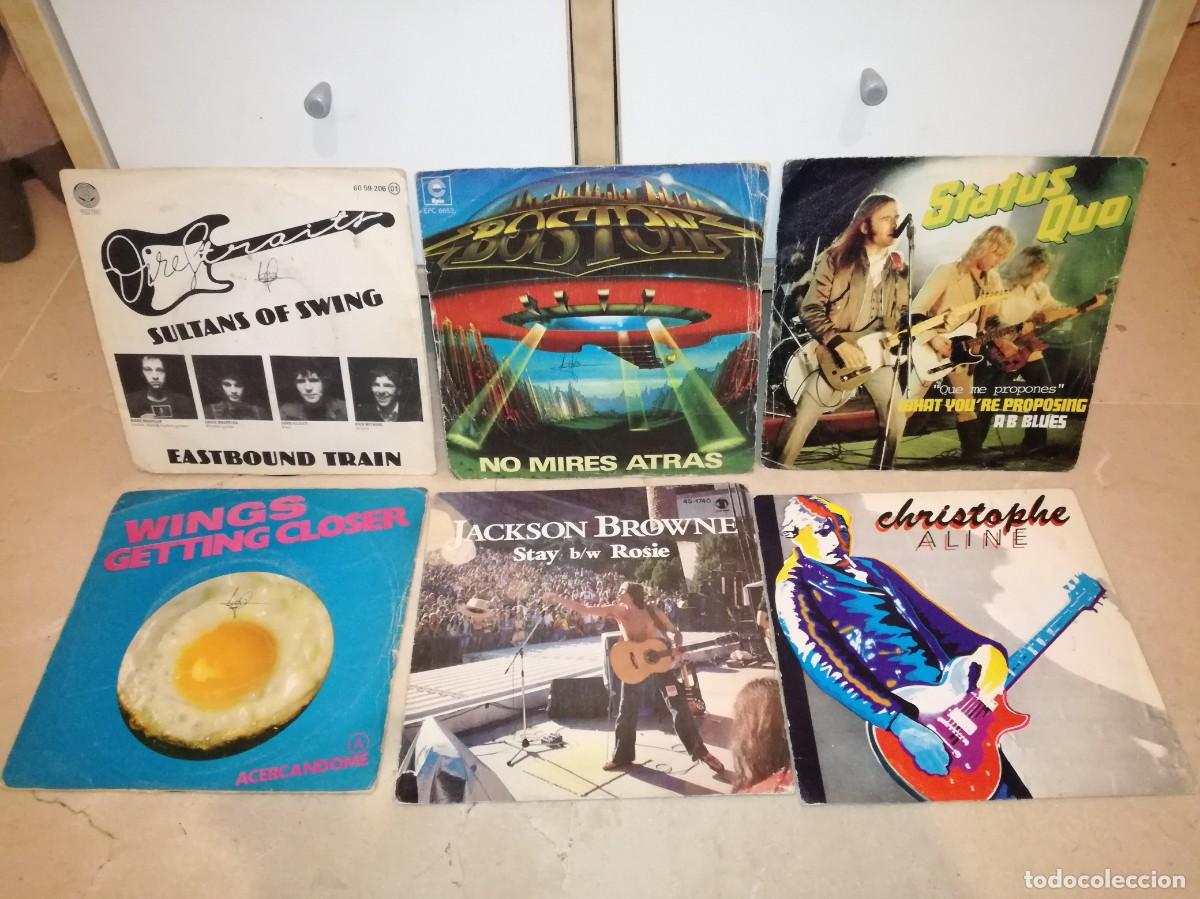 Discos de vinilo: LOTE DE 17 SINGLES ORIGINALES DE ROCK Y POP - Foto 2