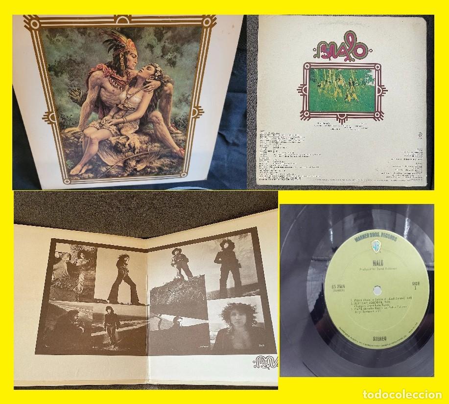 Discos de vinilo: MALO 1972 - 1&ordm; LP, RARE latin funk rock, J SANTANA, 1&ordm; PRESS, 1&ordf; edic org usa, EXC
