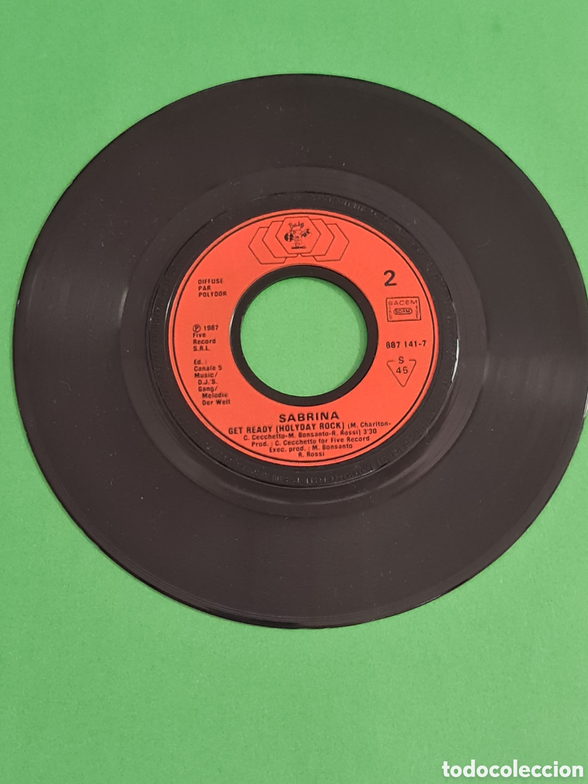 Discos de vinilo: Single / Sabrina / Boys / Edici&oacute;n Francesa. - Foto 4