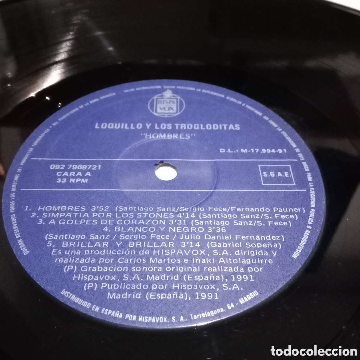Discos de vinilo: LOQUILLO Y TROGLODITAS - HOMBRES - LP GATEFOLD - Foto 6