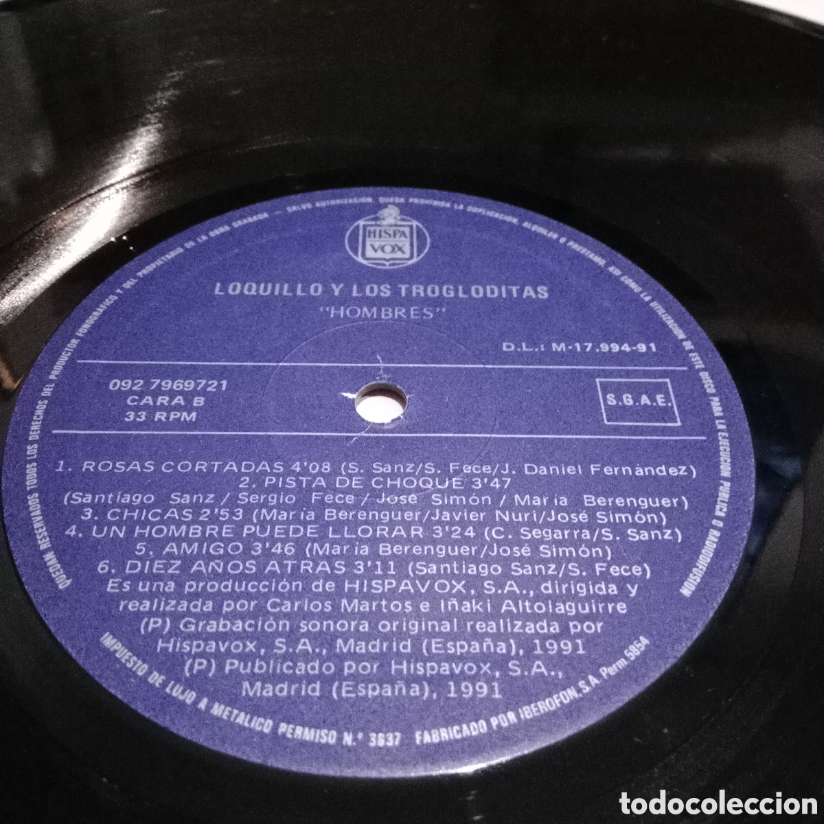 Discos de vinilo: LOQUILLO Y TROGLODITAS - HOMBRES - LP GATEFOLD - Foto 7