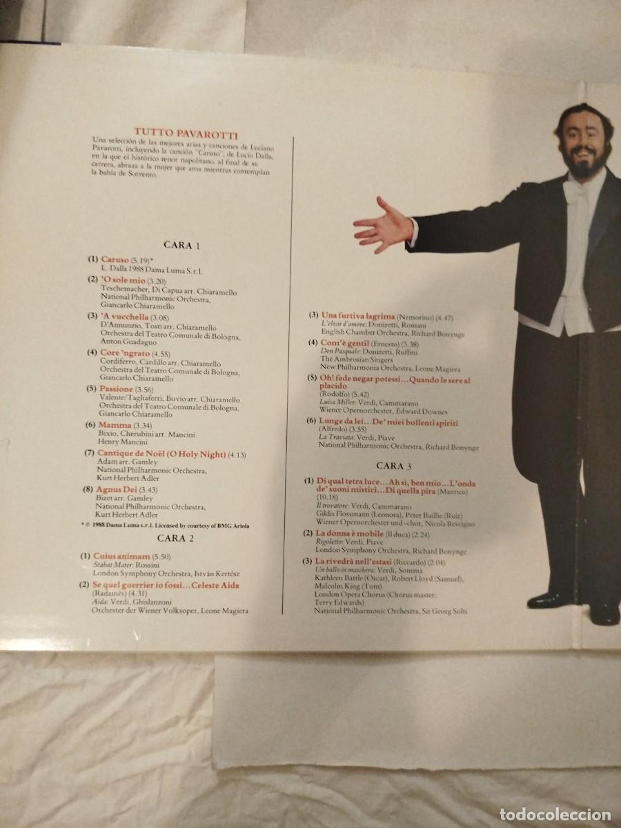 Discos de vinilo: Tutto Pavarotti, 1989 - Foto 2
