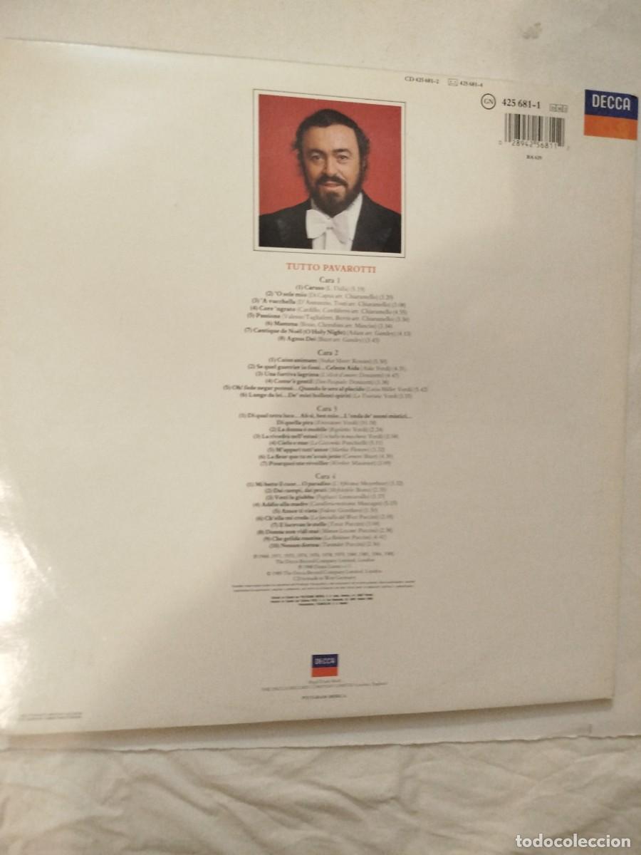 Discos de vinilo: Tutto Pavarotti, 1989 - Foto 4