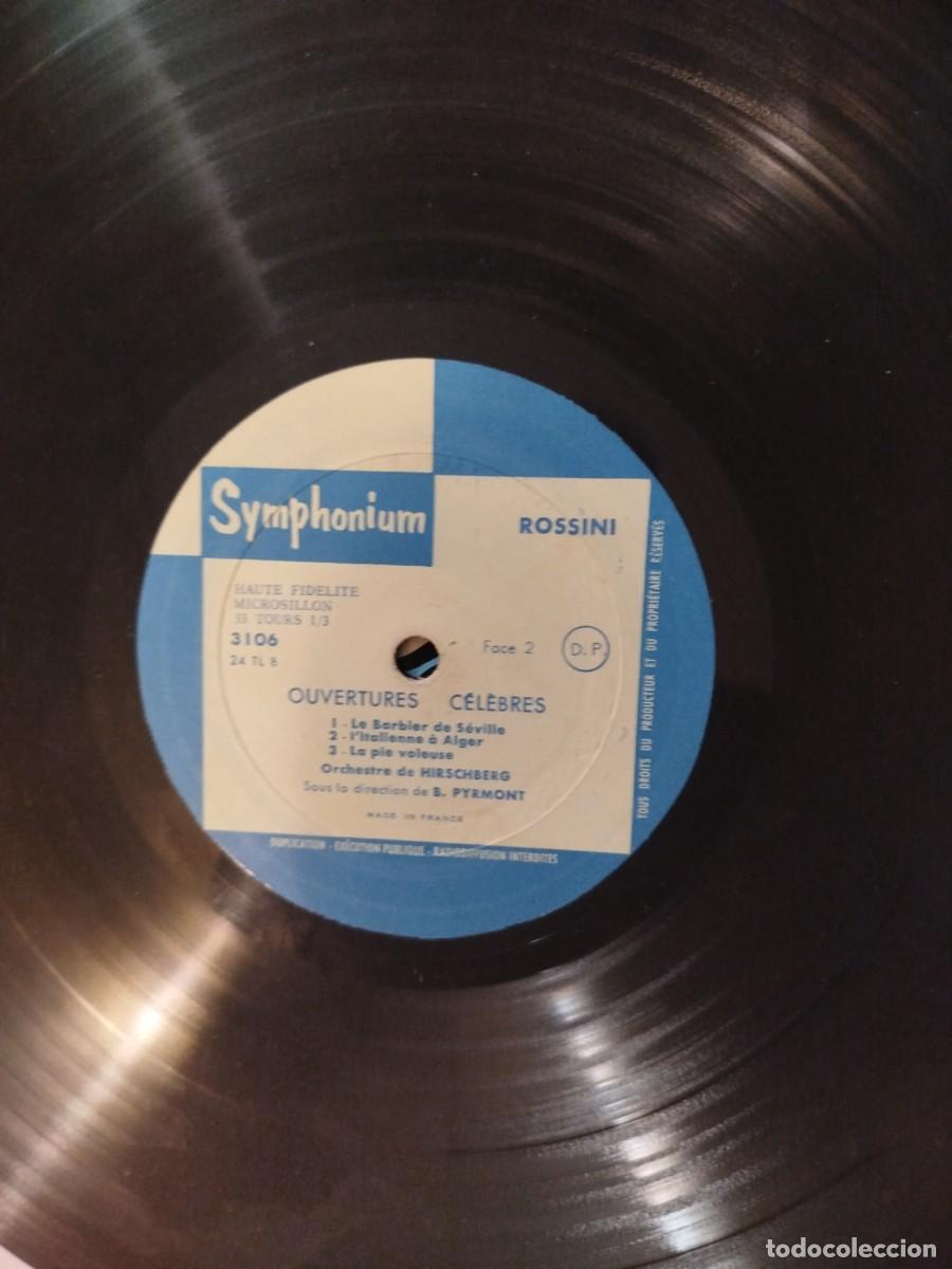 Discos de vinilo: Ouvertures celebres, Mozart y Rossini - Foto 3