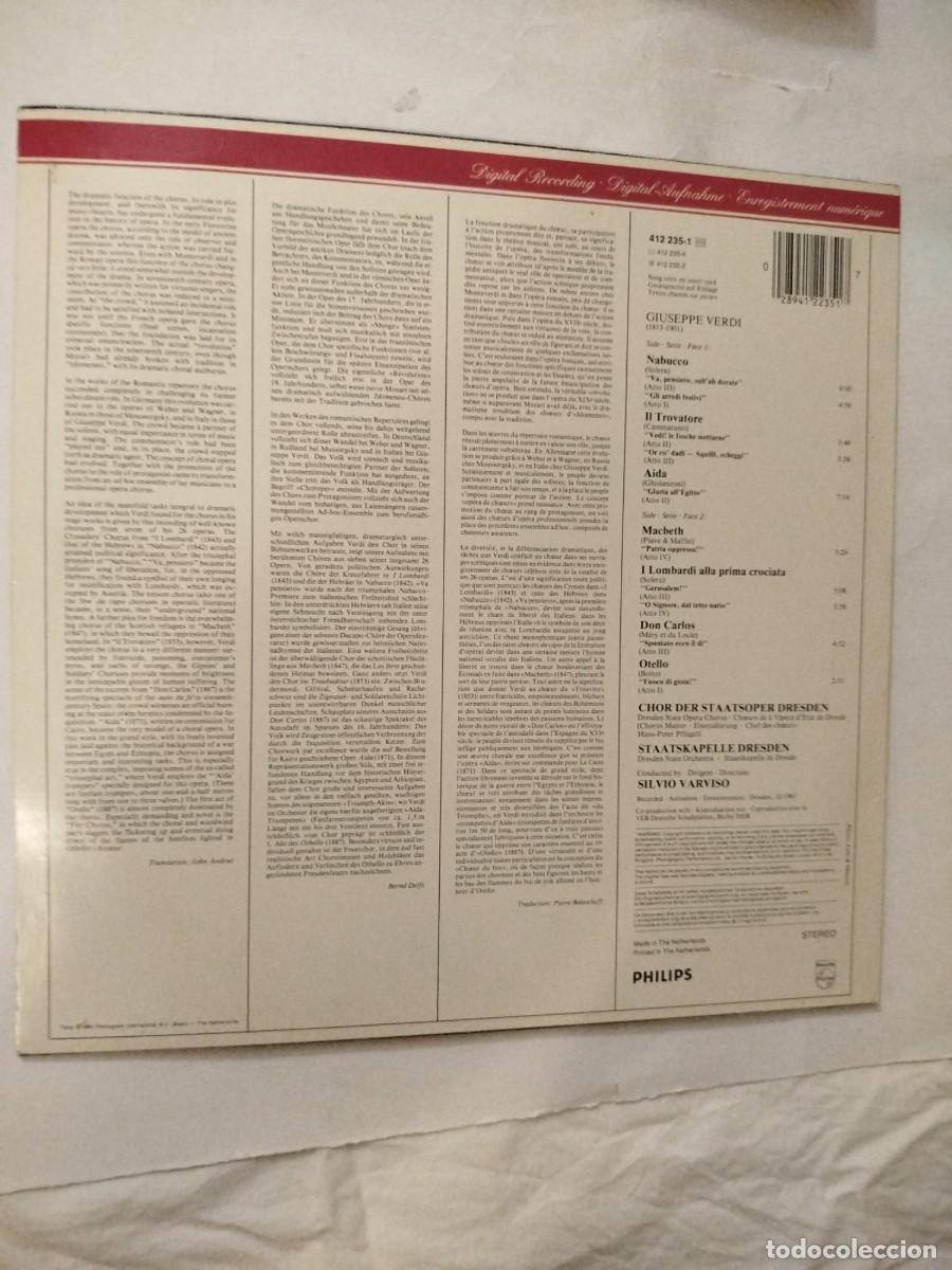 Discos de vinilo: Verdi opera Choruses - Foto 2
