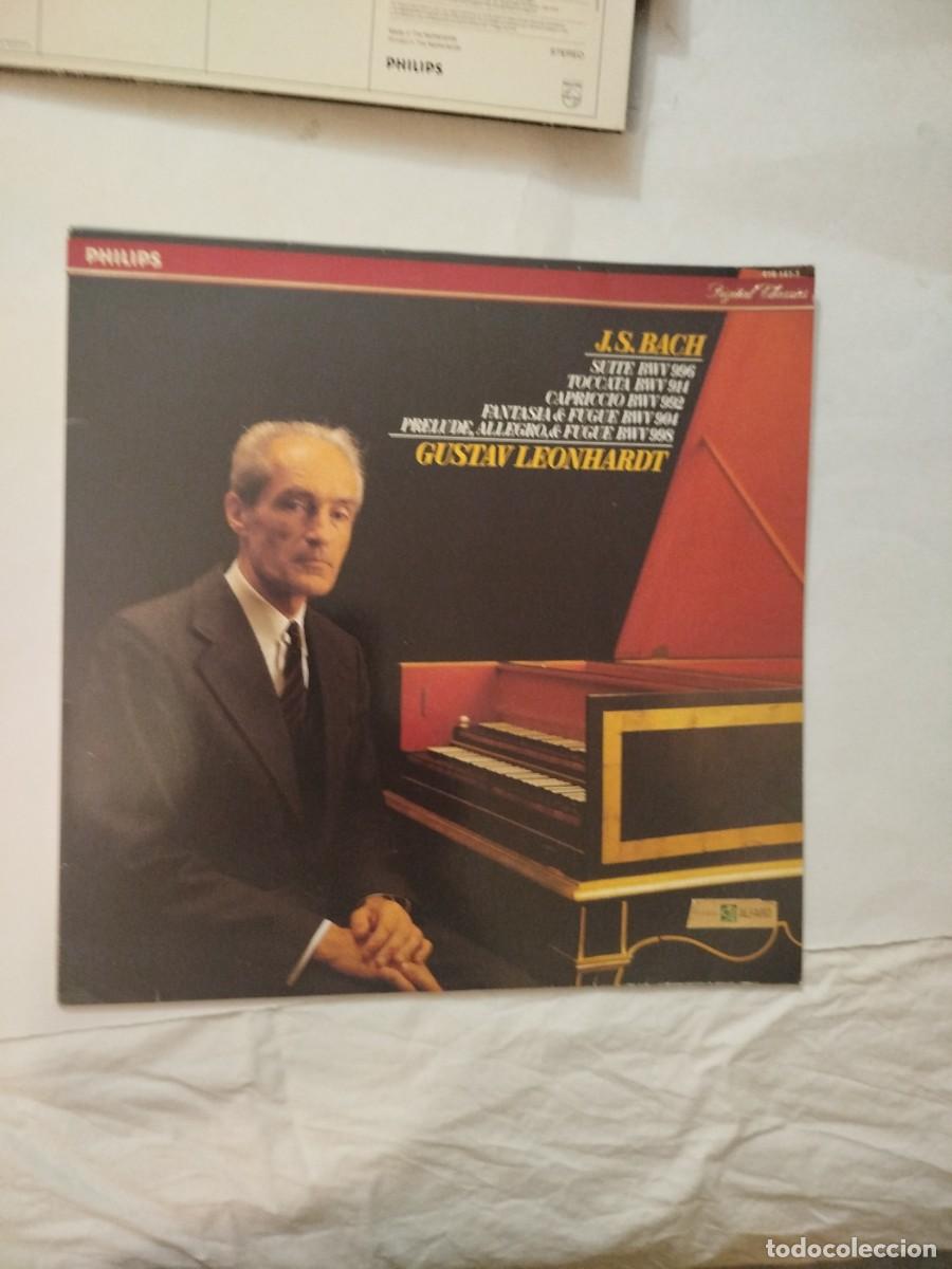 Discos de vinilo: J.S.Bach, Gustav Leonhardt
