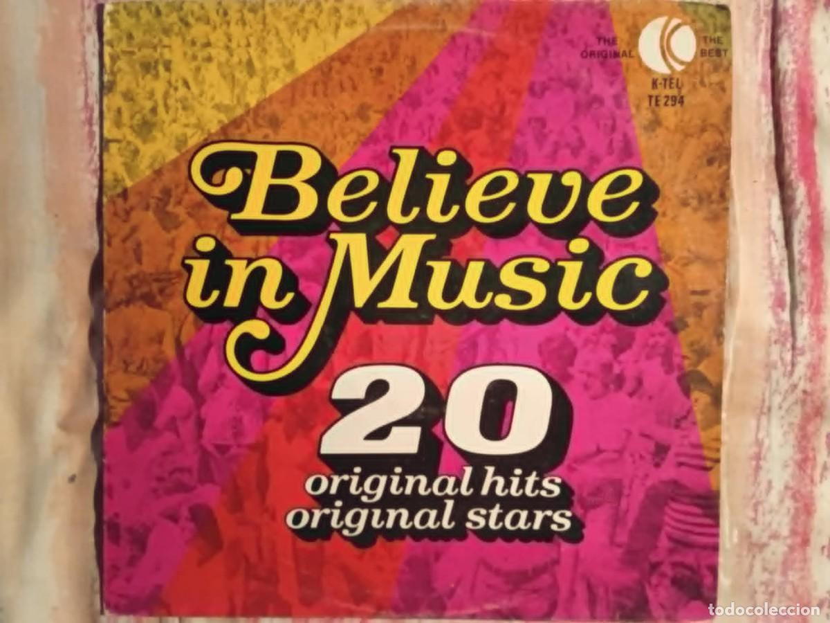 Discos de vinilo: BELIEVE IN MUSIC - 20 ORIGINAL HITS - FREE-FACES-T.REX-ATOMIC ROOSTER..
