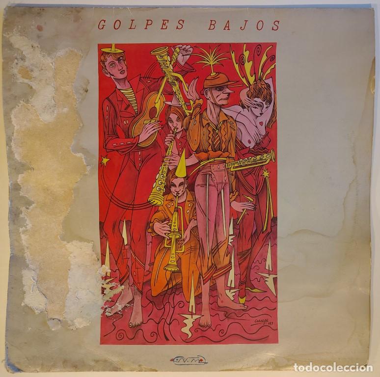 Discos de vinilo: Golpes Bajos. No mires a los ojos de la gente. Nuevos Medios, Spain 1983 Maxi-LP 12'' + encarte