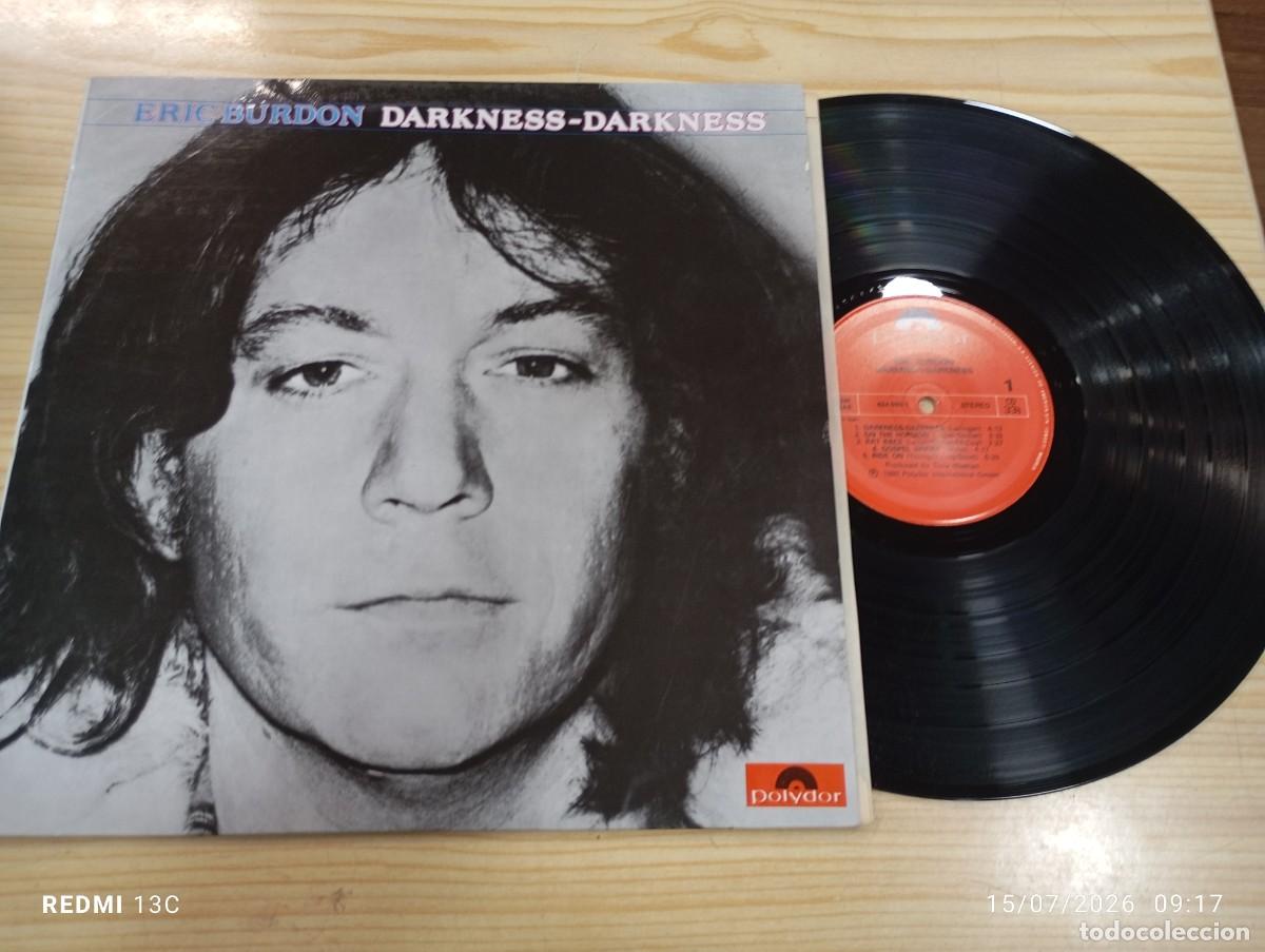 Discos de vinilo: Lp - Eric Burdon &lrm;&ndash; Darkness-Darkness - Foto 1