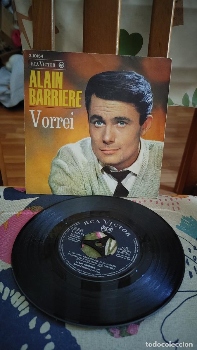 Discos de vinilo: ALAIN BARRIERE-SINGLE VORREI