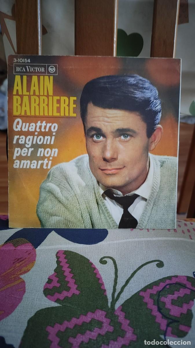 Discos de vinilo: ALAIN BARRIERE-SINGLE VORREI - Foto 2