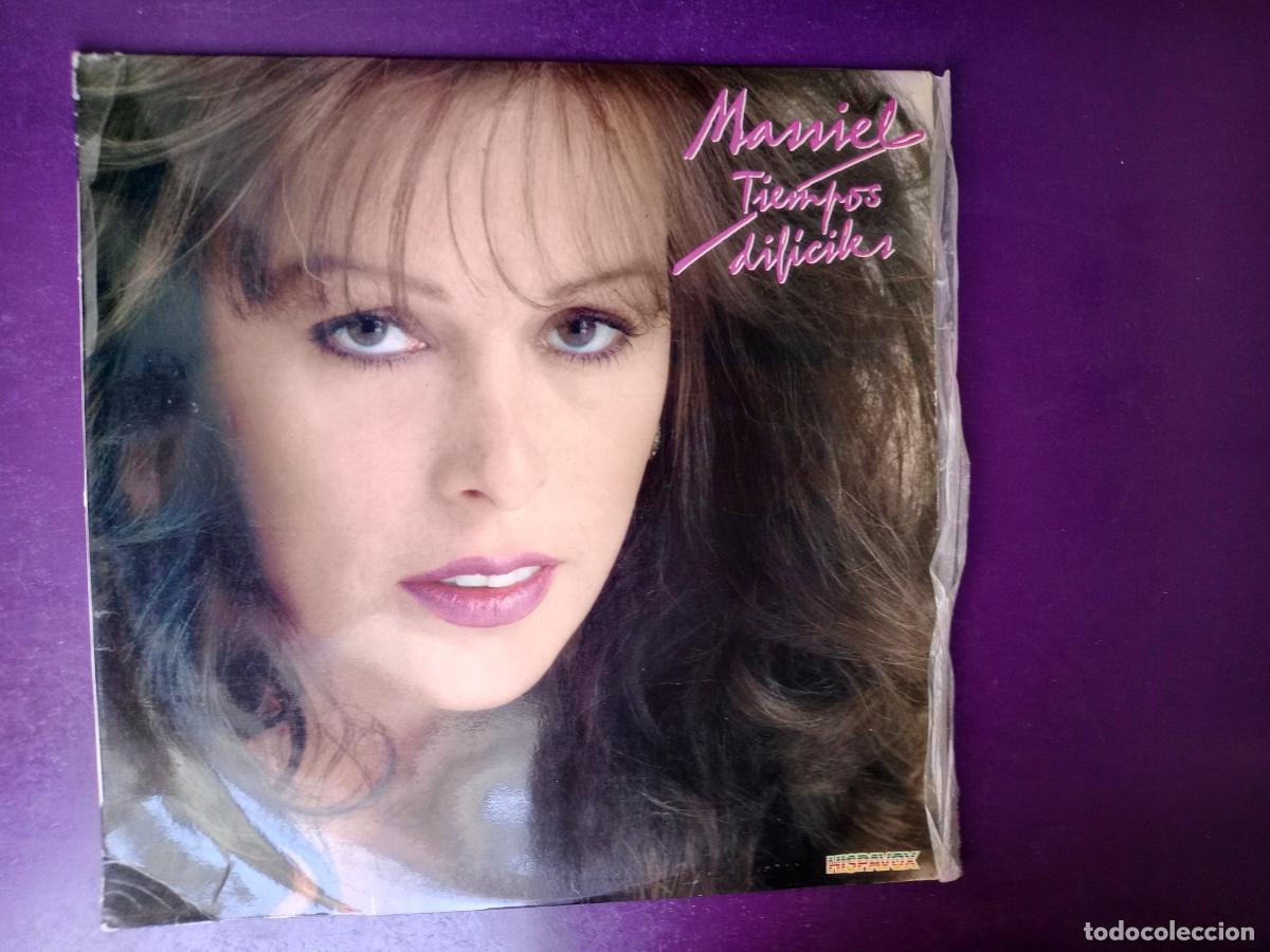 Discos de vinilo: MASSIEL &ndash; TIEMPOS DIFICILES - LP HISPAVOX 1981 - POCO USO