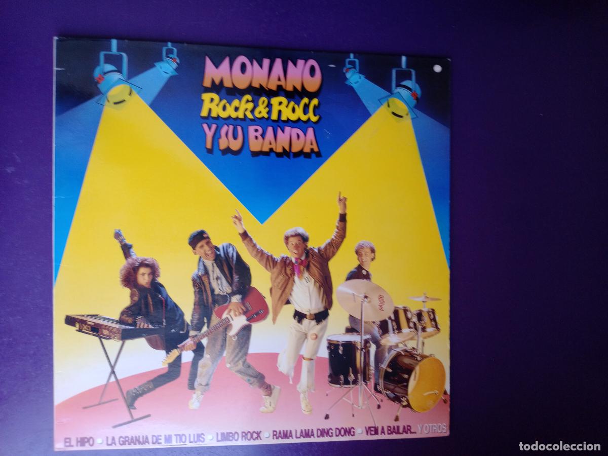 Discos de vinilo: Monano Y Su Banda &ndash; Rock & Roll - LP EMI 1987 - SIN USO, PORTADA CON ALGO DE ROCE - INFANTIL 80'S TV