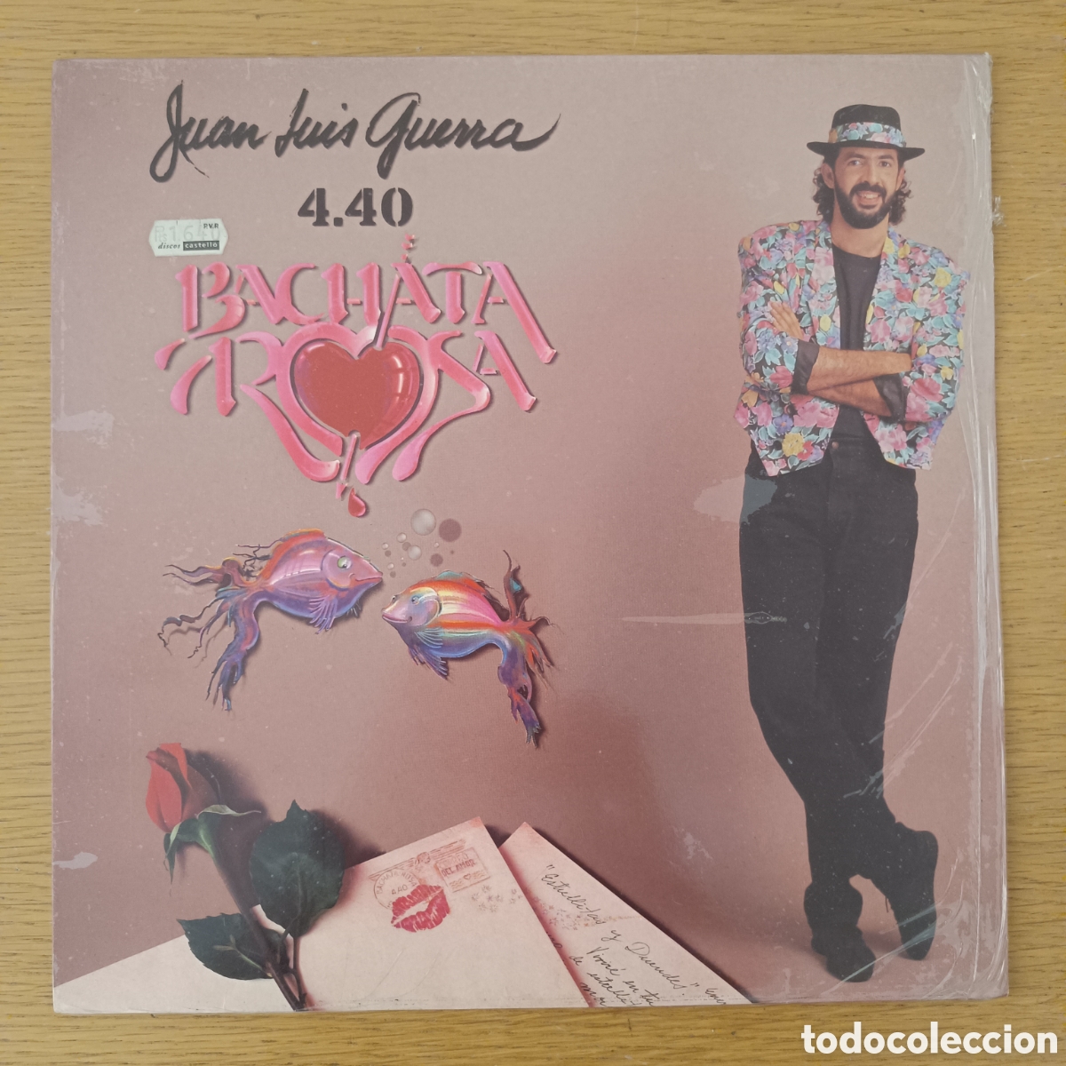 Discos de vinilo: Juan Luis 4.40 LP Bachata Rosa - Foto 1