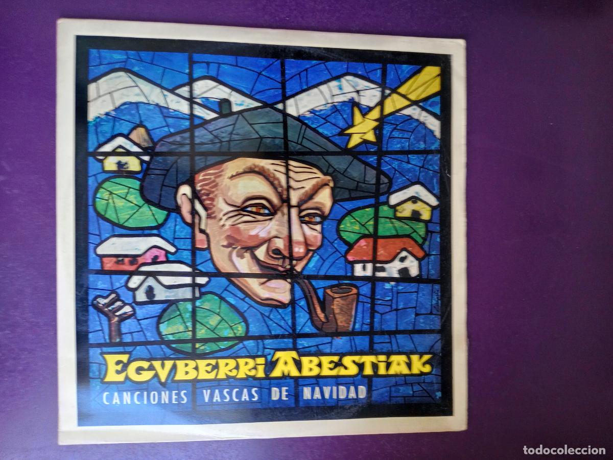 Discos de vinilo: EGUBERRI ABESTIAK LP USANDIZAGA 1963 - CORO SINE NOMINE - GELASIO ARAMBURU - FOLK VASCO EUSKERA