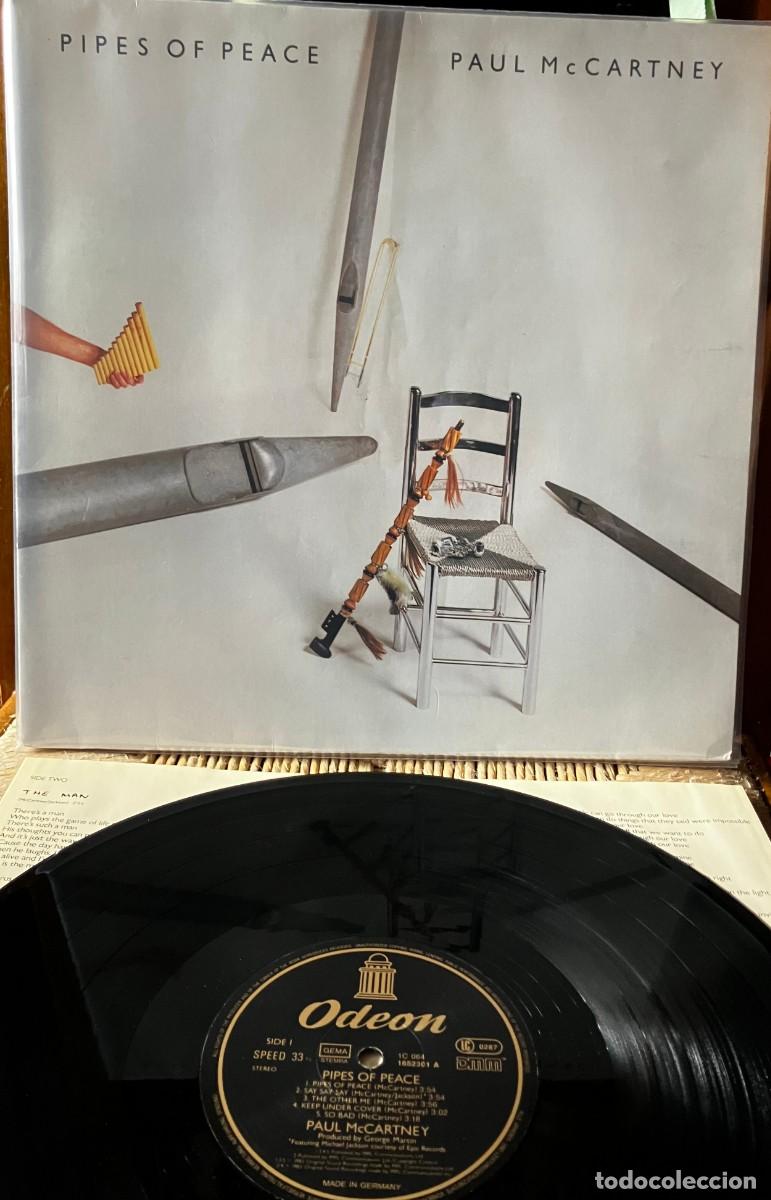 Discos de vinilo: PAUL McCARTNEY - PIPES OF PEACE, LP edic EU 1983