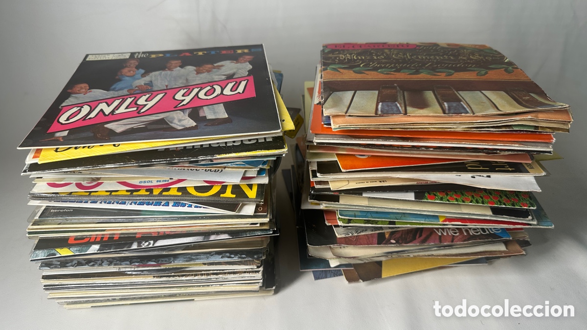 Vinyl-Schallplatten: COLECCI&Oacute;N DE MAS DE 100 DISCOS EP's LOTE