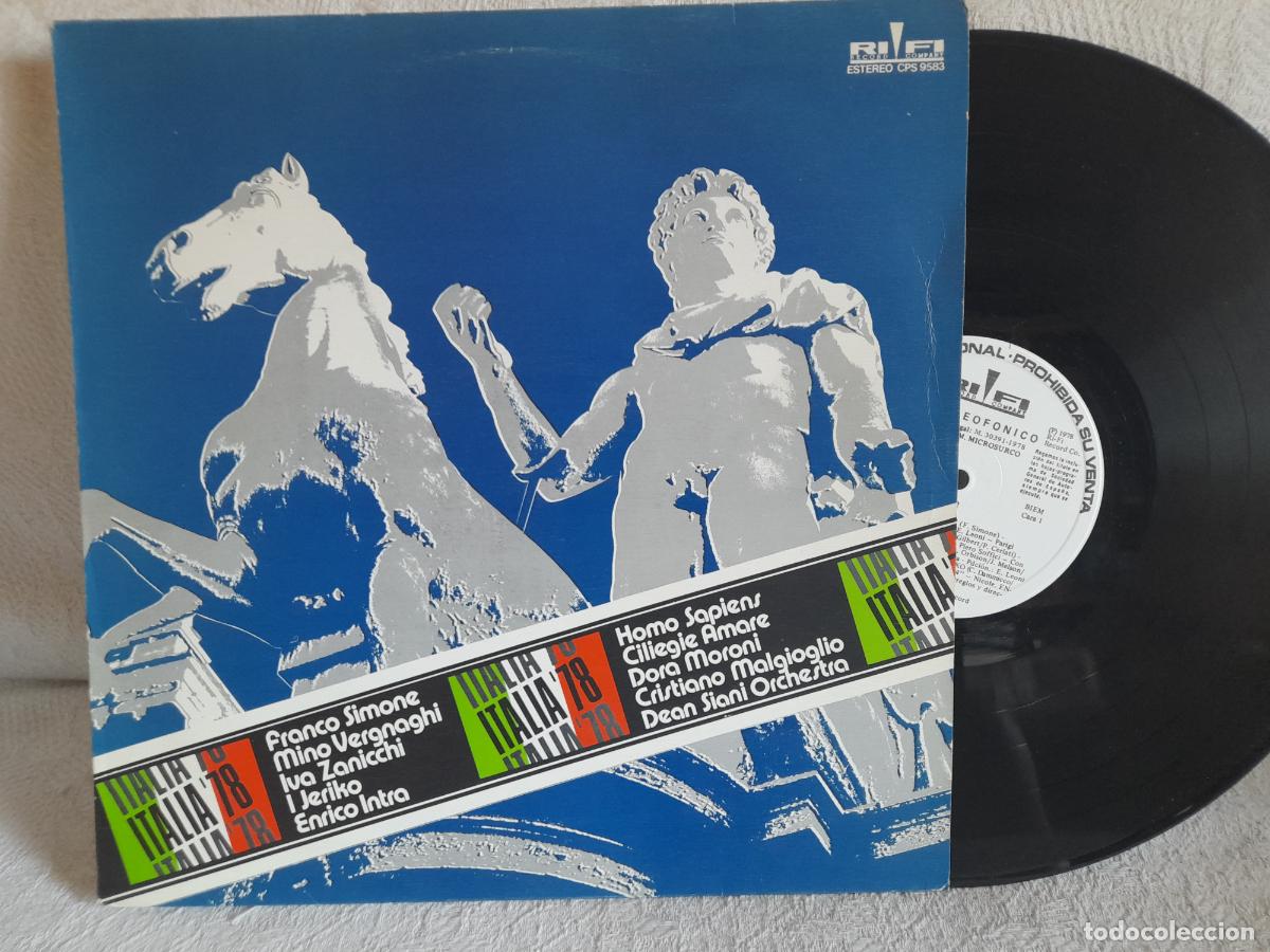 Discos de vinilo: VARIOS AUTORES ITALIANOS- Italia 78 Lp NUEVO.Ver titulos y dem&aacute;s informaci&oacute;n en fotos.Pedido m&iacute;nimo