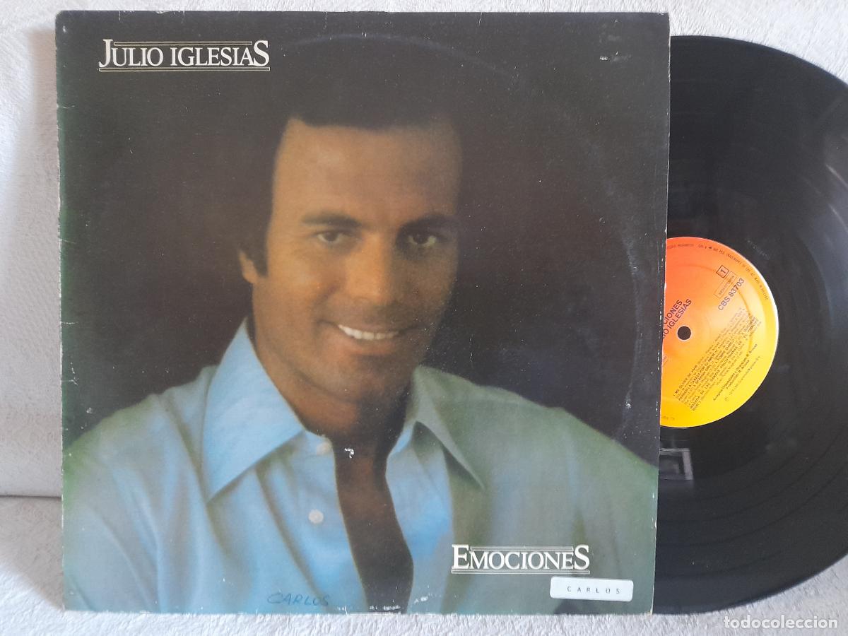 Discos de vinilo: JULIO IGLESIAS Emociones Lp Excelente estado.Ver titulos y dem&aacute;s informaci&oacute;n en fotos.Pedido m&iacute;nimo