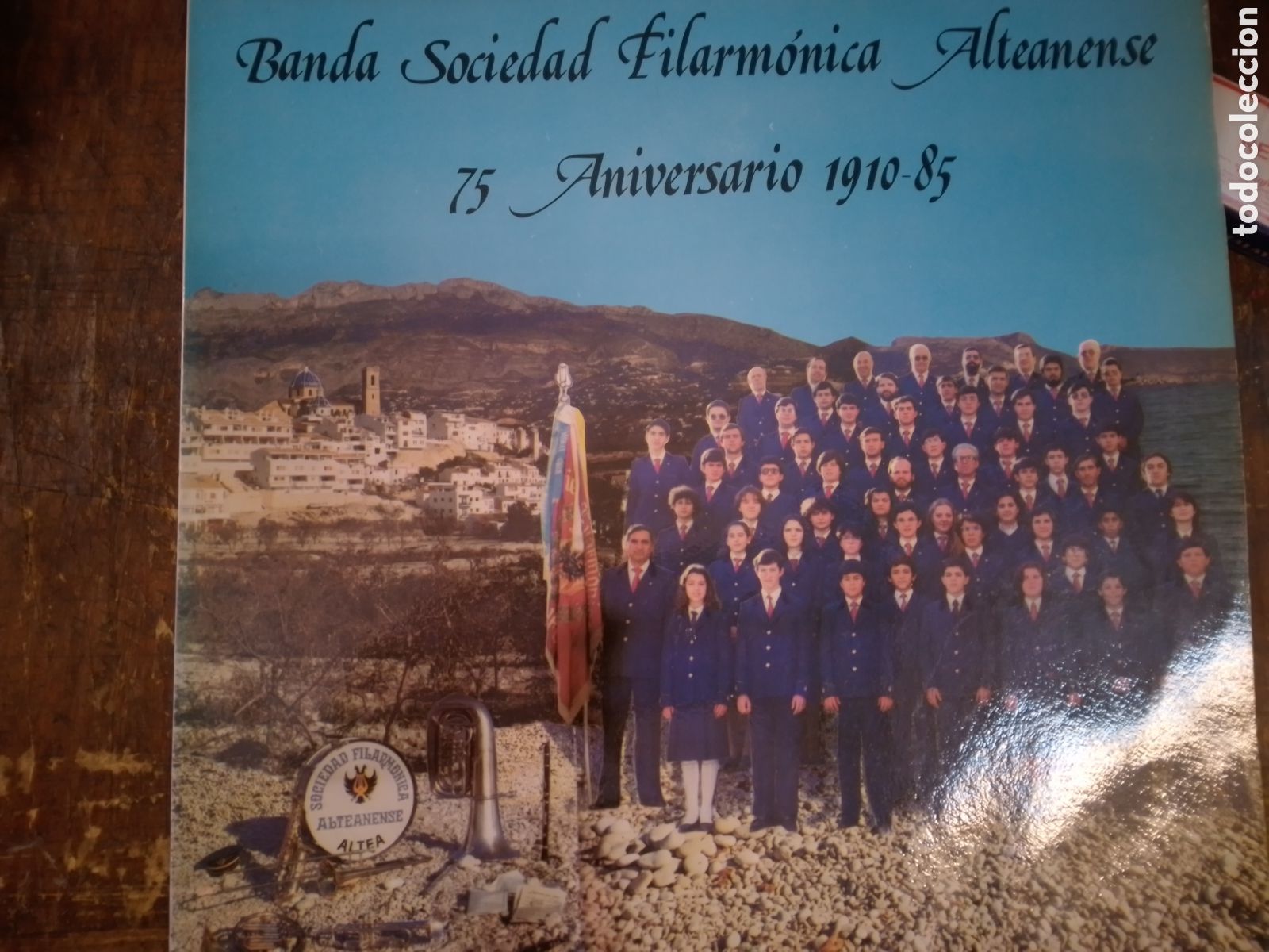 Discos de vinilo: BANDA SOCIEDAD FILARMONICA ALTEANENSE. 75 ANIVERSARIO 1910 - 1985. CBS. 1985