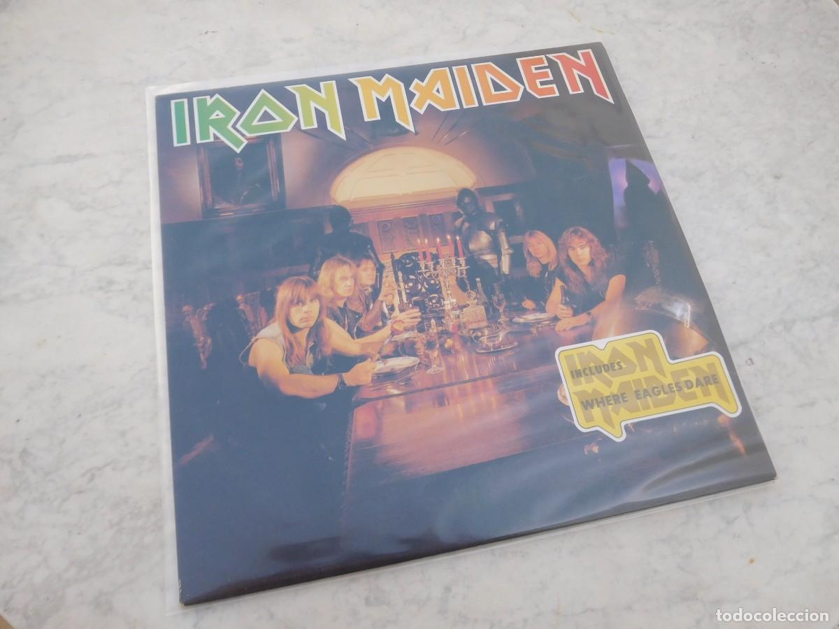 Discos de vinilo: Iron Maiden. LP. Piece of mind. Edici&oacute;n Koreana OLE-633