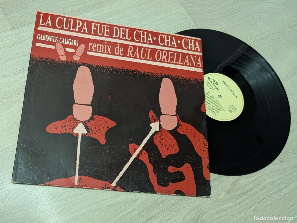 Discos de vinilo: GABINETE CALIGARI - LA CULPA FUE DEL CHACHA CHA .. MAXISINGLE EXTENDED VERSION ..EMI DE 1990 .