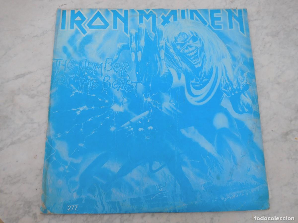 Vinyl records: Iron Maiden. LP. The number of the beast. Edici&oacute;n koreana 7777-12202-1