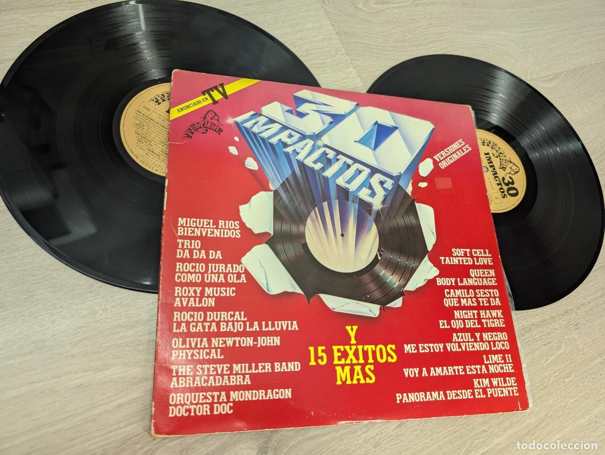 Discos de vinilo: 30 IMPACTOS - RECOPILATORIO DE EXITOS 2 LP&acute;S DE 1982 - EMI-RCA- POLYDOR - GATEFOLD ... DE LO MEJOR