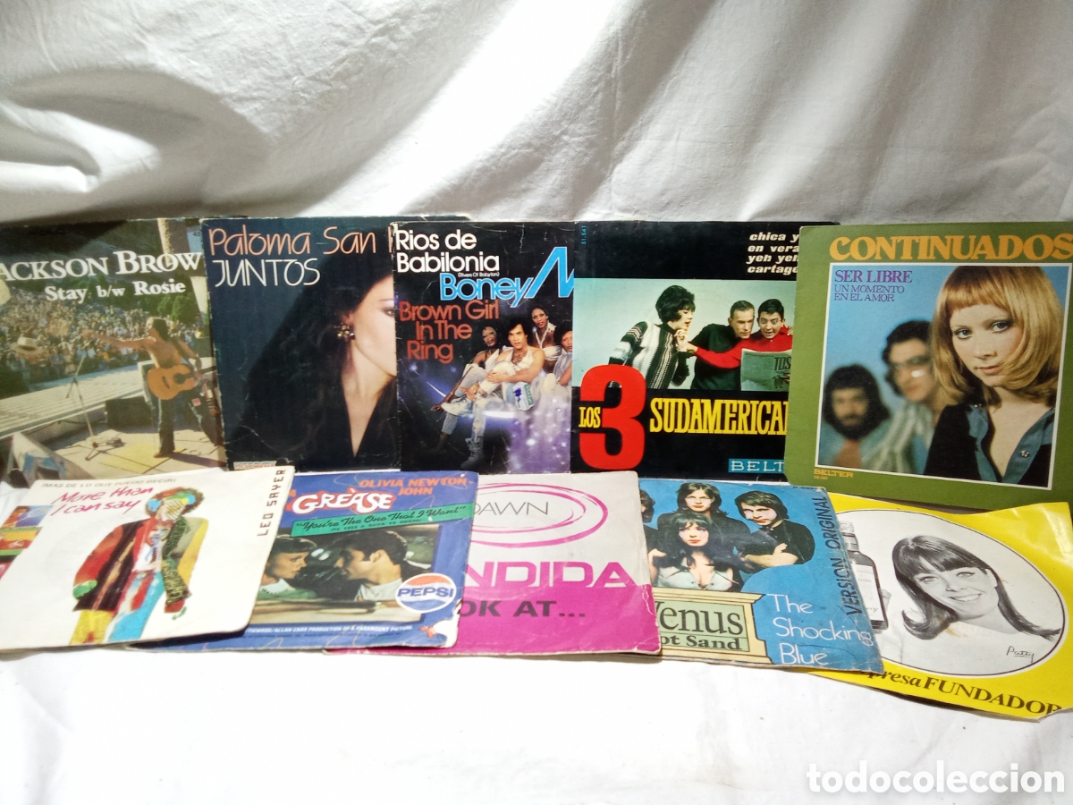Discos de vinilo: LOTE 2 DE 10 SINGLES