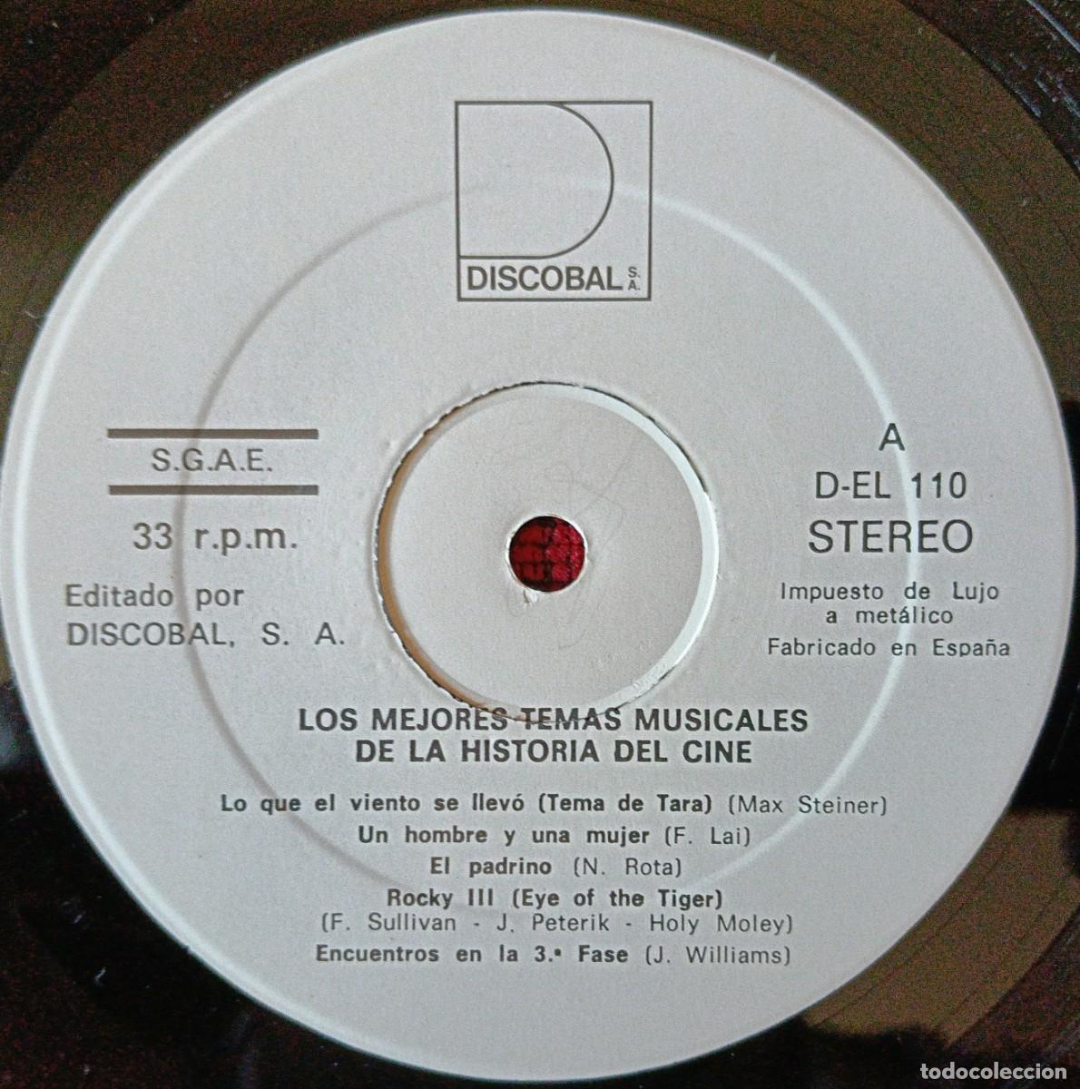 Discos de vinilo: The Royal Sound Orchestra *Los Mejores Temas Musicales De La Historia Del Cine VINILO LP SIN PORTADA