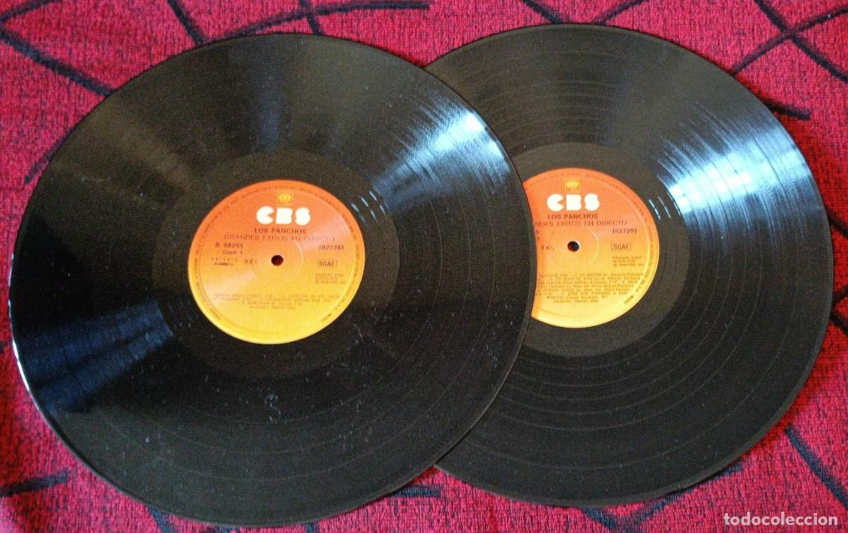 Discos de vinilo: LOS PANCHOS **GRANDES EXITOS EN DIRECTO** DOBLE VINILO LP 1978 **SIN PORTADA