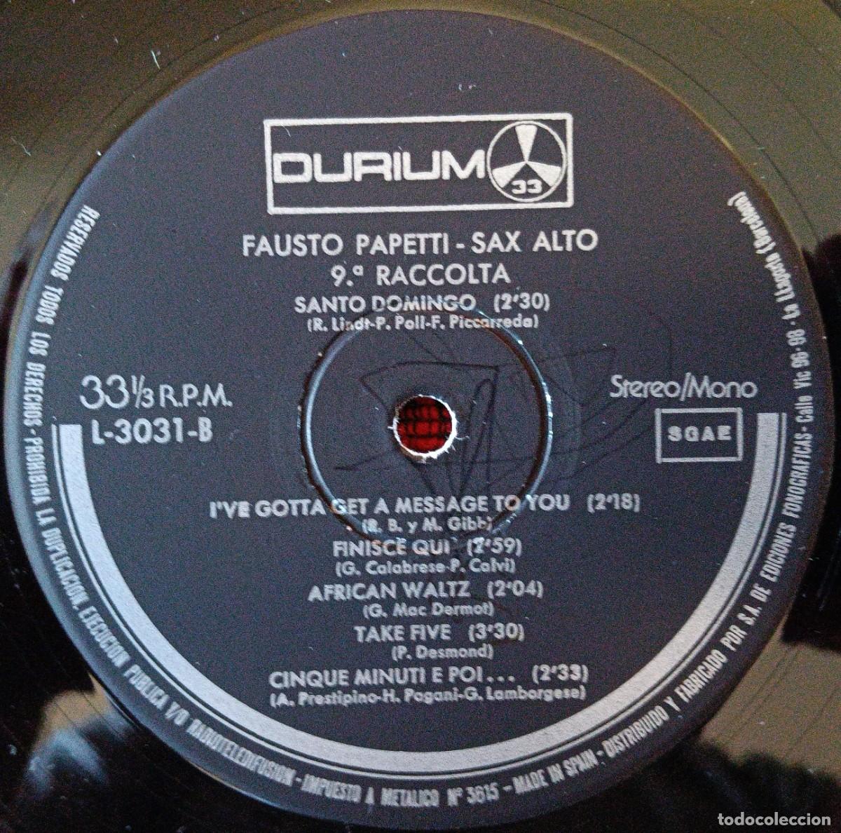 Discos de vinilo: FAUSTO PAPETTI ** 9&ordf; Raccolta ** VINILO LP 1978 - Foto 4