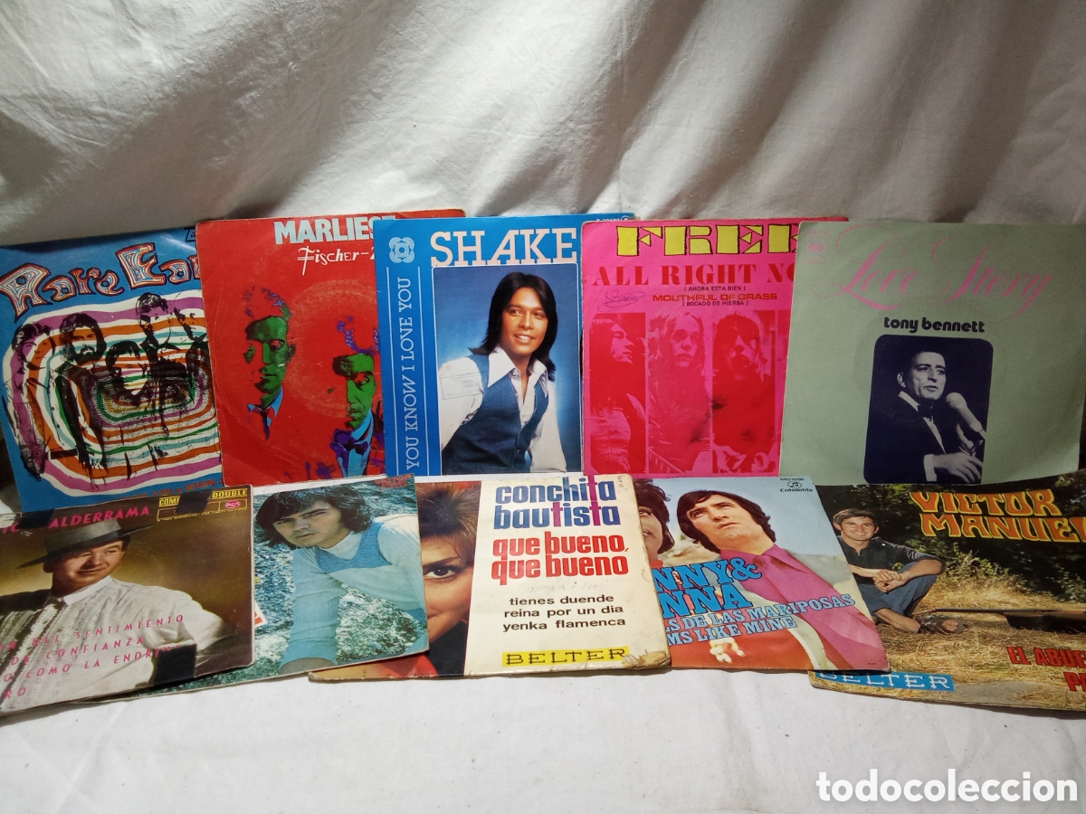 Discos de vinilo: LOTE 7 DE 10 SINGLES