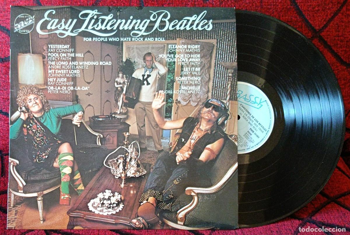 Discos de vinilo: EASY LISTENING BEATLES: Canciones De ... Para La Gente Que Odia El Rock And Roll VINILO LP 1975