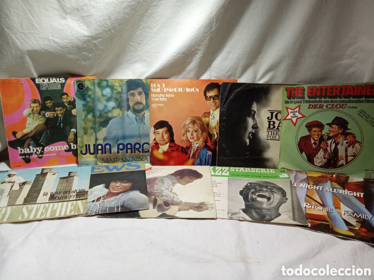 Discos de vinilo: LOTE 9 DE 10 SINGLES