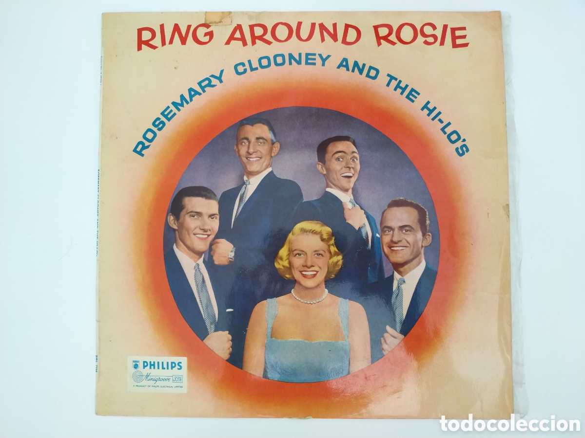 Discos de vinilo: ROSEMARY CLOONEY AND THE HI - LO'S. RING AROUND ROSIE. EDICION INGLESA. PHILIPS MINIGROOVE 1953