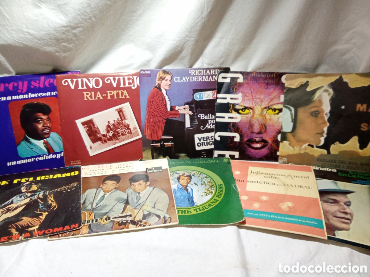 Discos de vinilo: LOTE 10 DE 10 SINGLES
