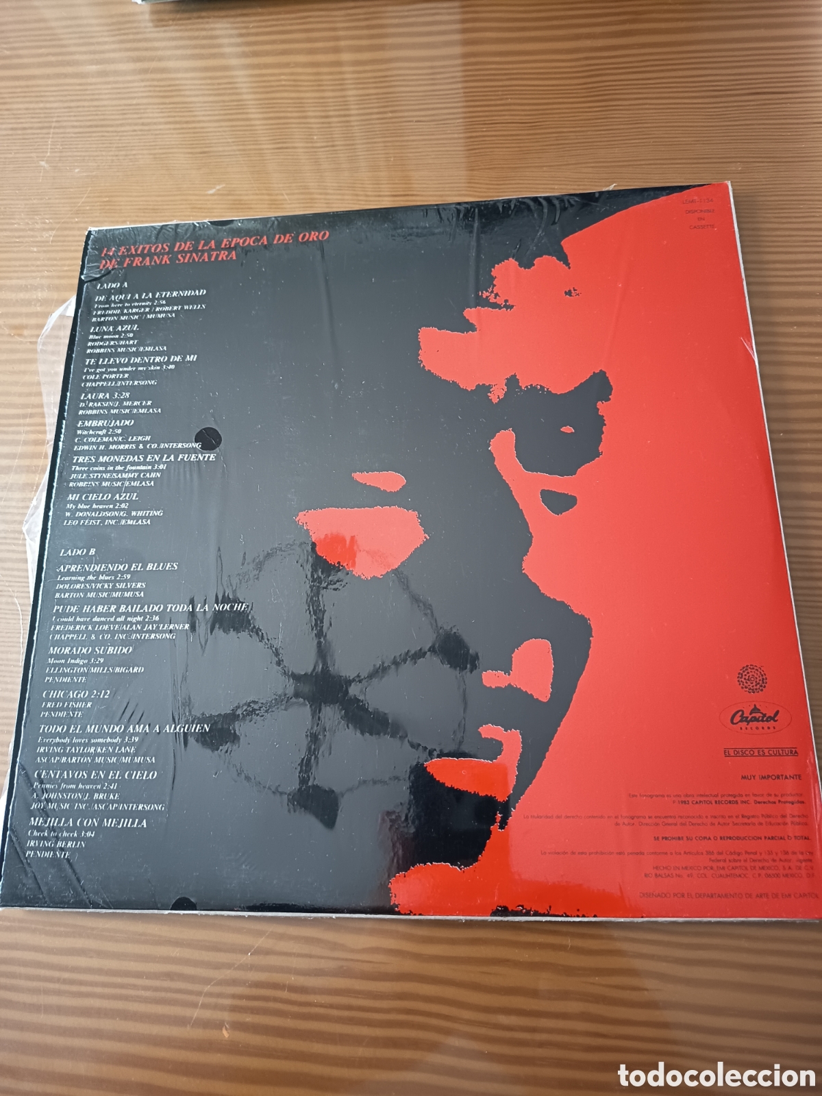 Discos de vinilo: Disco vinilo LP de Frank Sinatra &rdquo; 14 &eacute;xitos De La &Eacute;poca de Oro De Frank Sinatra&rdquo; - Foto 2