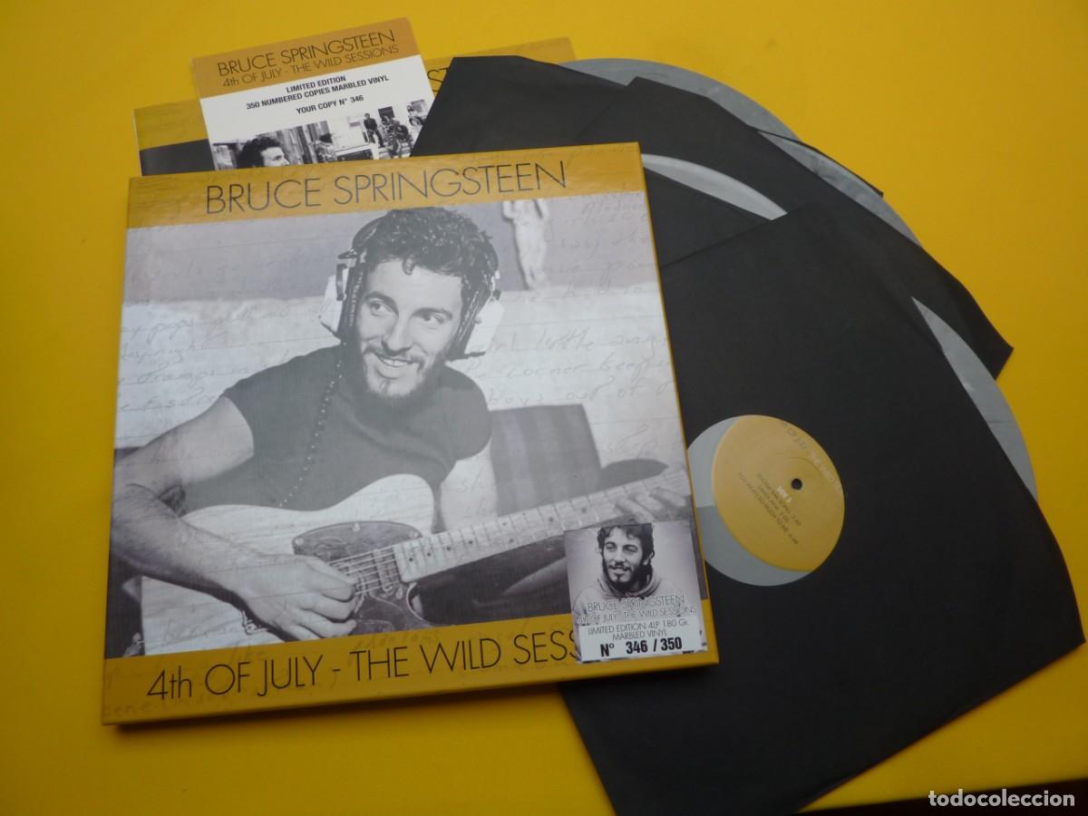 Discos de vinilo: 4 LP Cofre BRUCE SPRINGSTEEN - 4th Of July - The Wild Sessions - N&ordm;346/350 (NUEVO)