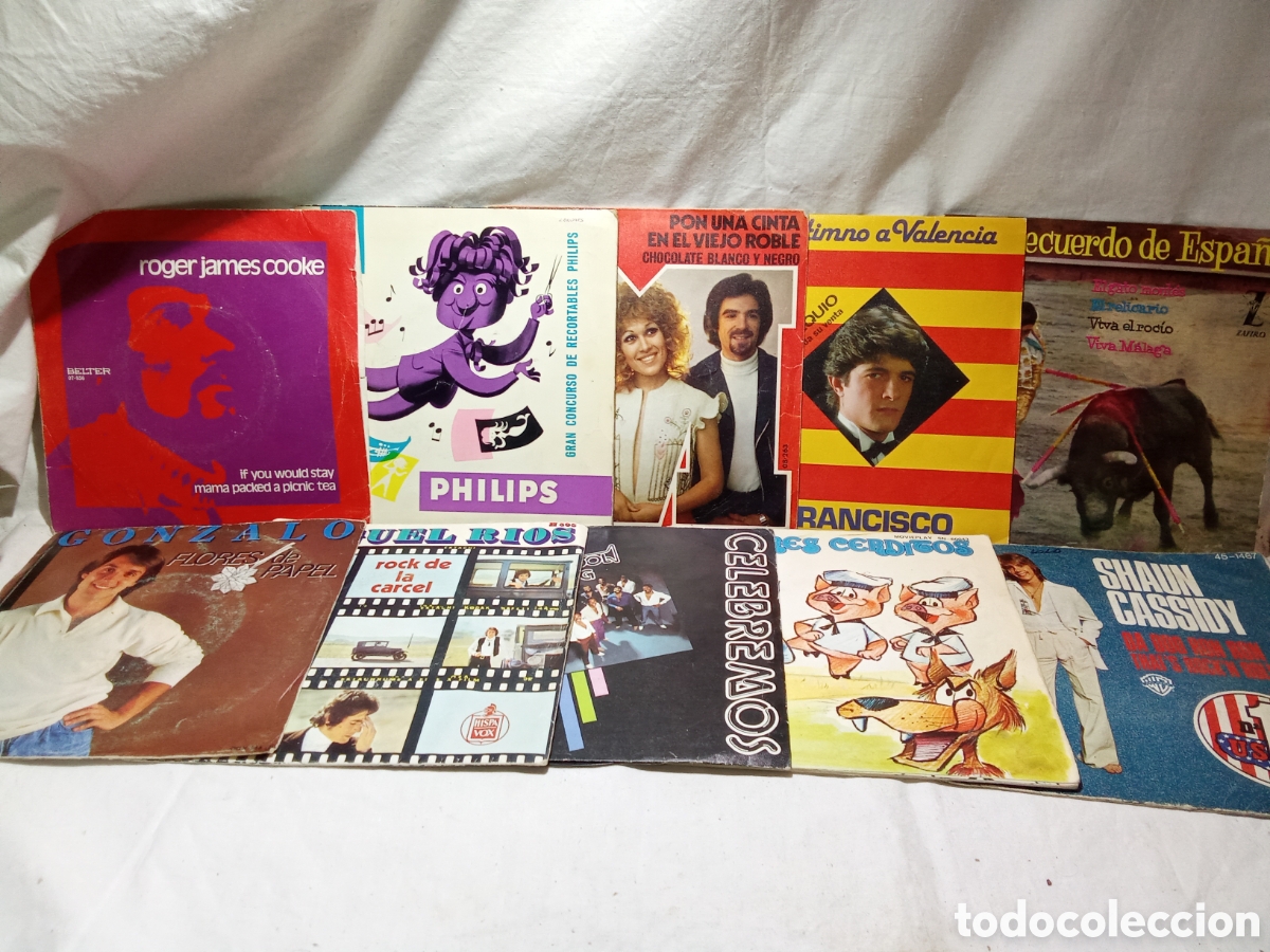 Discos de vinilo: LOTE 12 DE 10 SINGLES