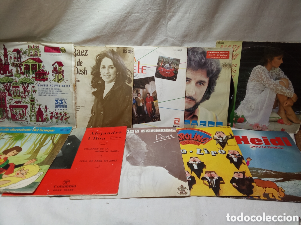 Discos de vinilo: LOTE 14 DE 10 SINGLES