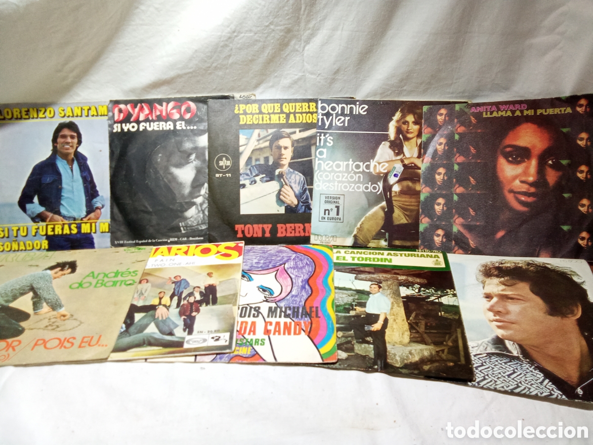 Discos de vinilo: LOTE 15 DE 10 SINGLES - Foto 1