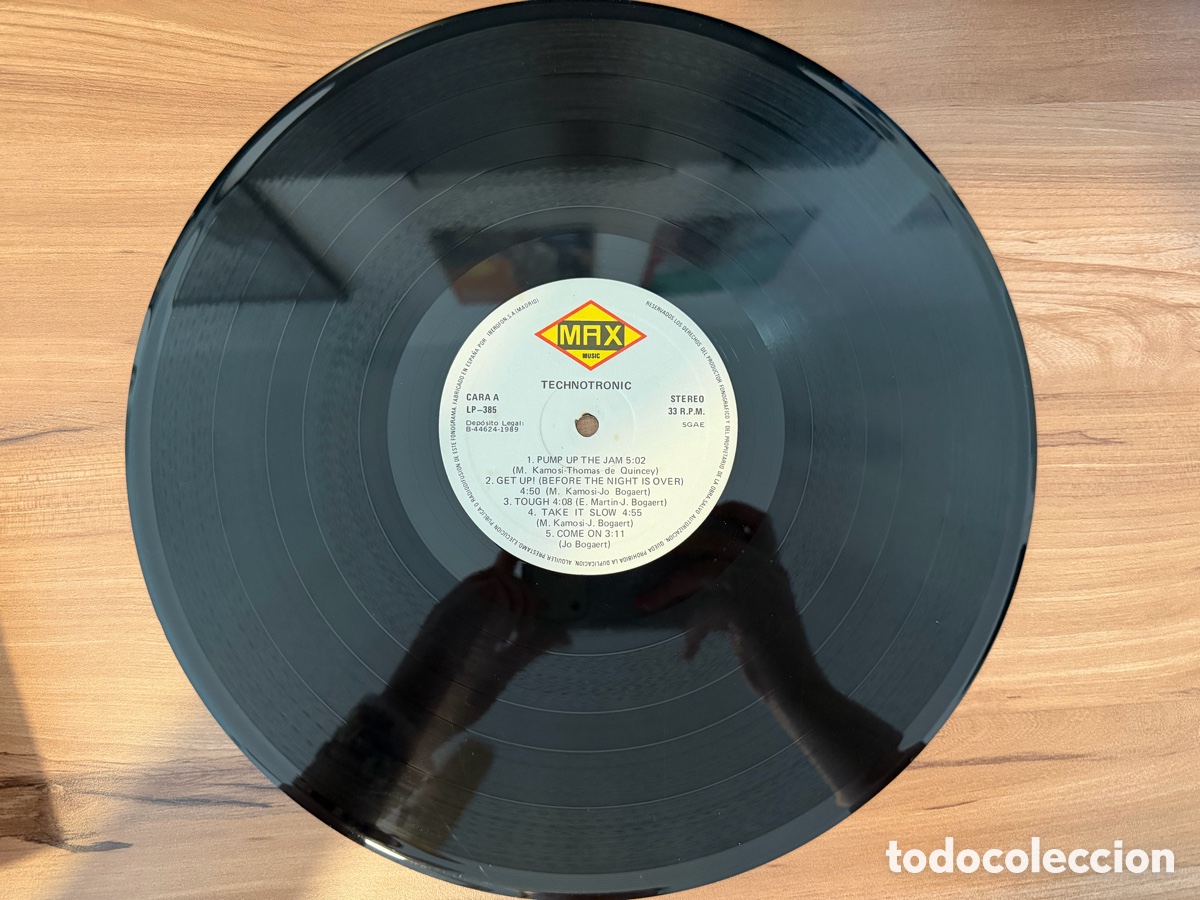 Discos de vinilo: TECHNOTRONIC (LP) PUMP UP THE JAM A&Ntilde;O &ndash; 1989 - Foto 6