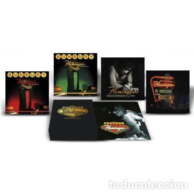 Discos de vinilo: BUNBURY - FLAMINGOS XX ANIVERSARIO ..BOX ..9 VINILOS EN 5 LP + LIBRO DE 2022 NUEVO PRECINTADO