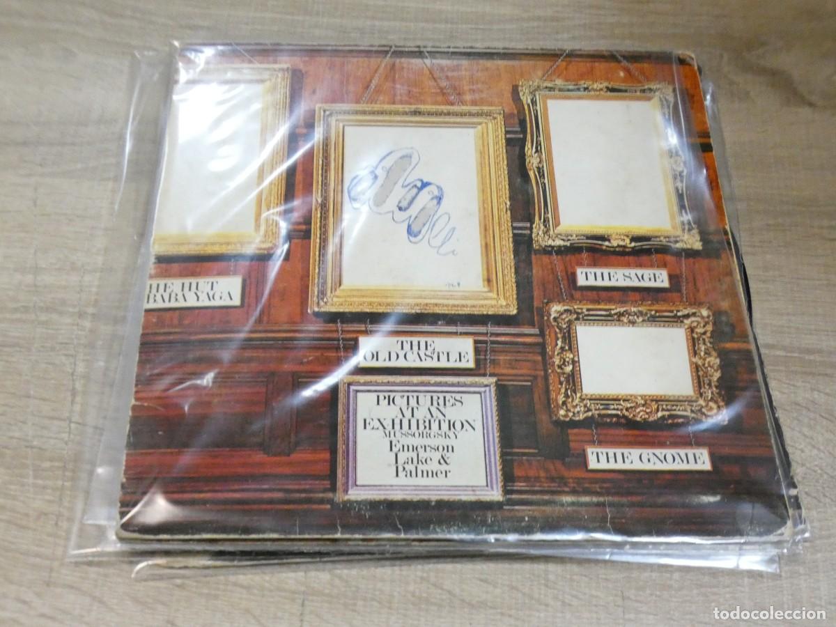 Discos de vinilo: ARKANSAS1980 EXPRO726 VINILO DESTROZADISMO A TU RIESGO EMERSON LAKE PALMER TAPA MUY PINTADA