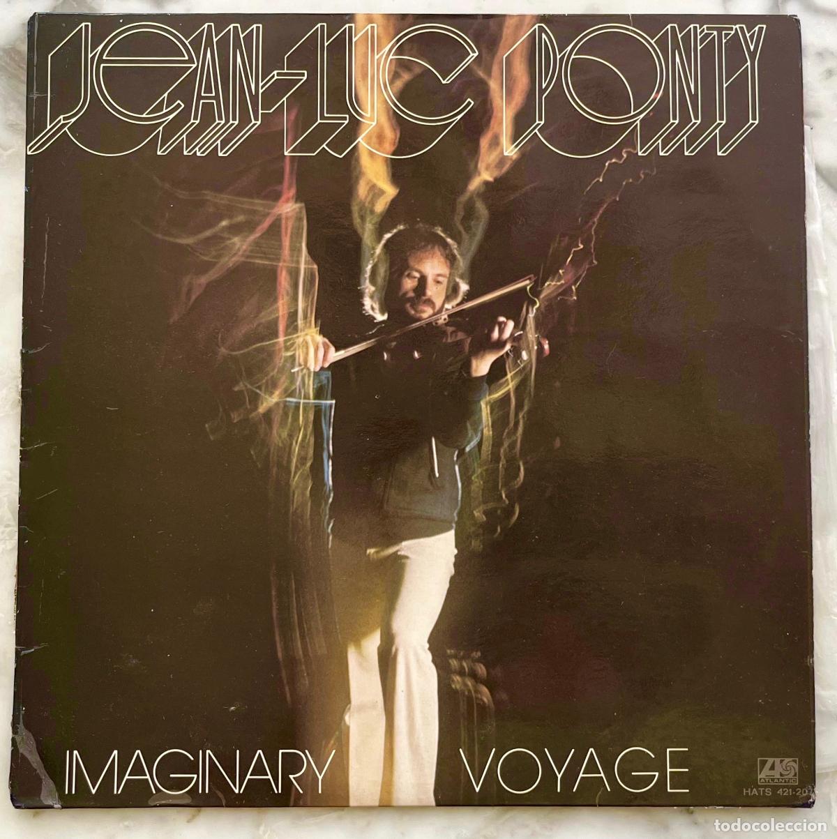 Discos de vinilo: JEAN-LUC PONTY. ( MAHAVISNHU ORCHESTRA ). IMAGINARY VOYAGE. LP ORIGINAL ESPA&Ntilde;A 1&ordf; EDICION 1976