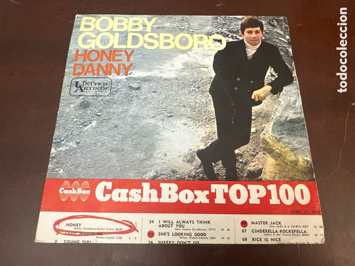 Discos de vinilo: BOBBY GOLDSBORO - HONEY - SINGLE DE VINILO - Foto 5