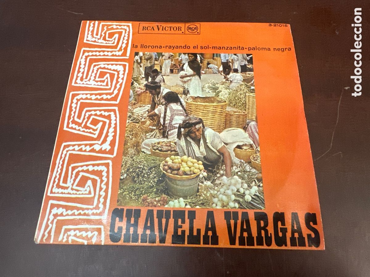 Discos de vinilo: CHAVELA VARGAS CON EL CUARTETO LARA FOSTER. LA LLORONA+ 3 TEMAS. EP ORIGINAL ESPA&Ntilde;A A&Ntilde;O 1967