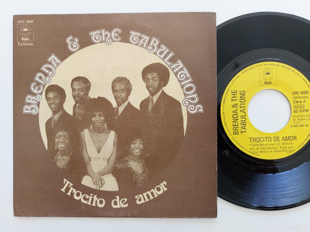 Discos de vinilo: BRENDA & THE TABULATIONS - 45 Spain - MINT * TROCITO DE AMOR