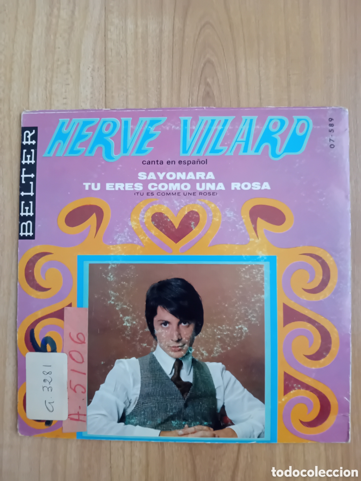 Discos de vinilo: HERVE VILARD. SAYONARA - Foto 2